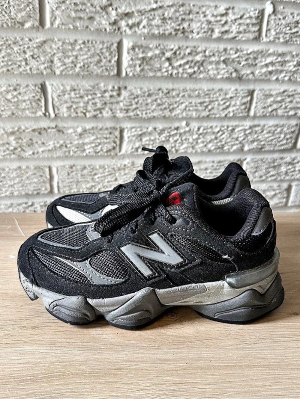 New Balance 9060 Black Castlerock/Grey/Sneakers/Tennis Shoes/Little Kids Size 13